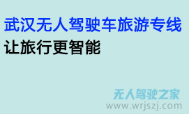 武汉无人驾驶车旅游专线,让旅行更智能